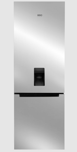 KIC KBF639/2XWATER 344L Inox Combi Fridge Freezer With Water Dispenser