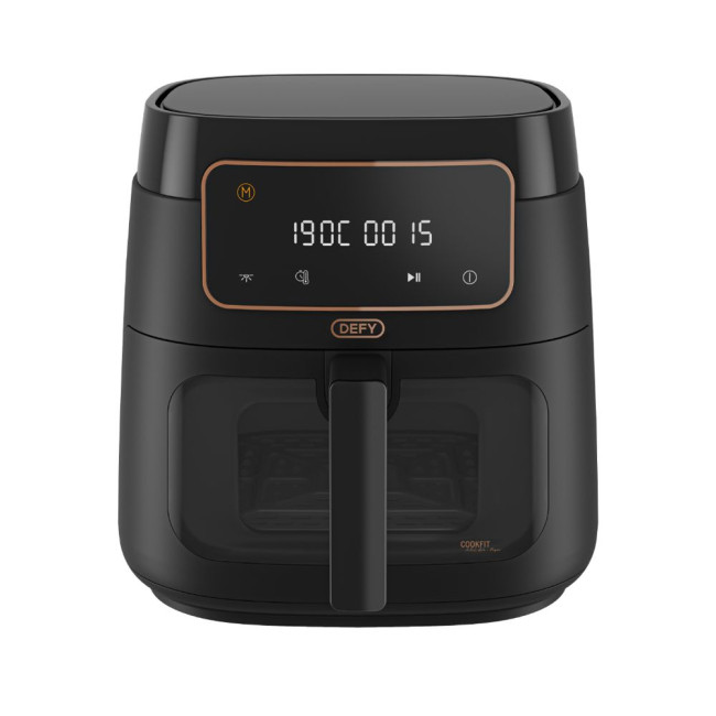 Defy 7.6L Electronic Black Air Fryer - DAF3376DB