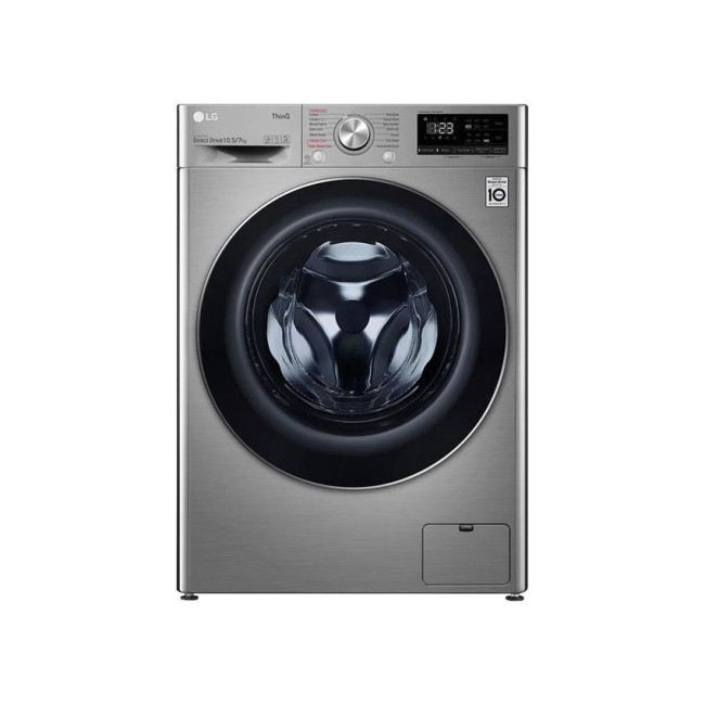 LG F4V5RGP2T.ASSQESA Silver 10.5kg/7kg Washer Dryer