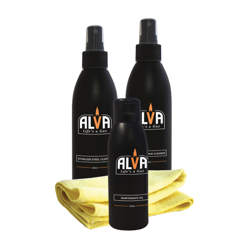 Alva Stainless Steel BBQ Cleaning Kit Showspace