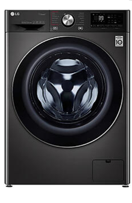 LG F4V9BCP2E.ABLQESA 12kg Wash / 8kg Dry Black Steel Vivace AI DD Washer Dryer Combo