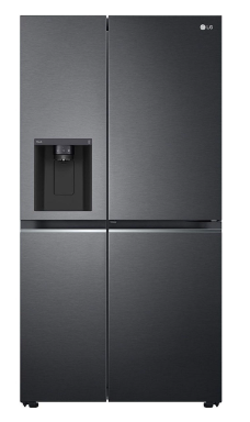 LG GC-L257SQSL.AMCQESA 611Lt Matt Black Steel Side by Side Refrigerator