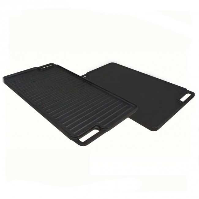 Snappy Chef 46 x 28cm Double Sided Cast Iron Frying Grid