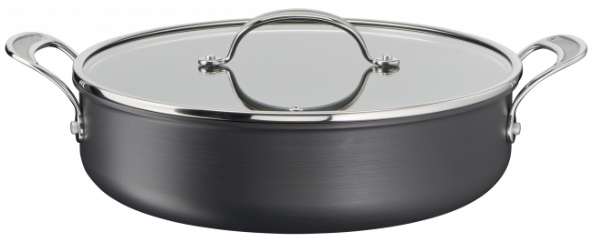 Jamie Oliver H9129944 Cook's Classic Hard Anodized 30cm Non-stick Shallow Pot