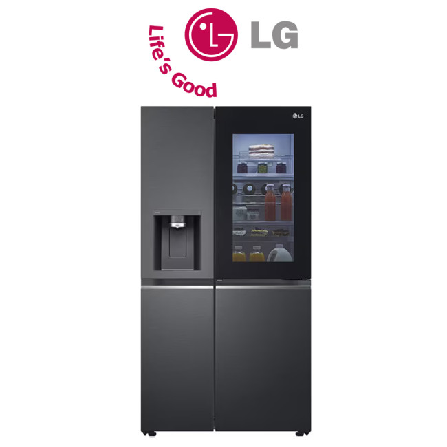 LG GC-X257CQFS.AMCQESA Matte Black Side By Side Refrigerator