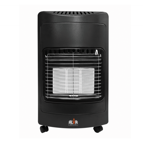 Alva Black 3 Panel Luxurious Infrared Radiant Gas Heater Showspace