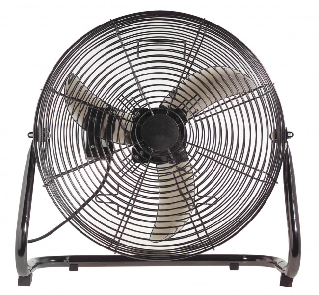 Goldair GHF001A 100W 18" 460MM High Velocity Floor Fan Black / Gun
