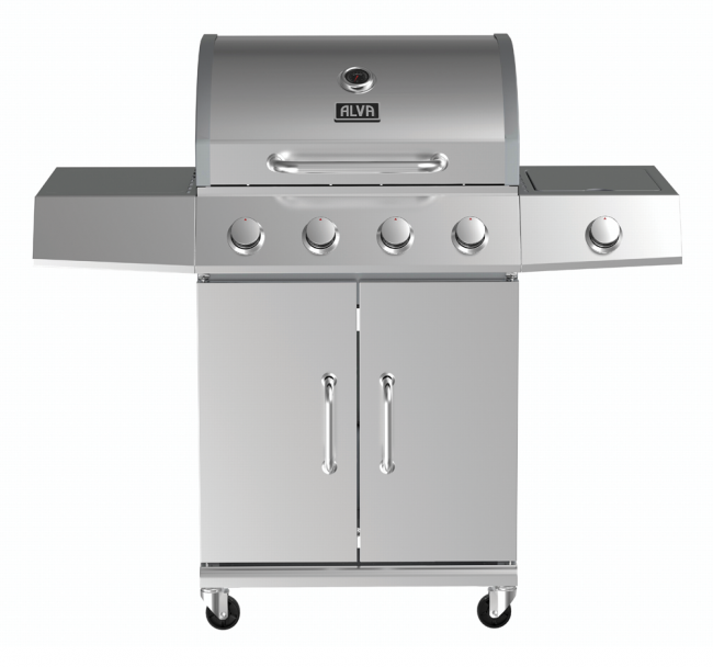 Alva Kalahari 4 Burner Gas Stainless Steel Braai Showspace