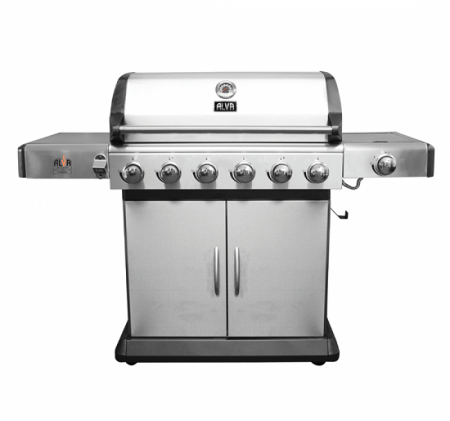Alva Patagonia 6 Burner Gas Stainless Steel Braai Showspace