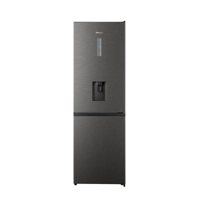 Hisense H415BITF-WD 298L Inox Fridge/Freezer Fridge With Water Dispenser