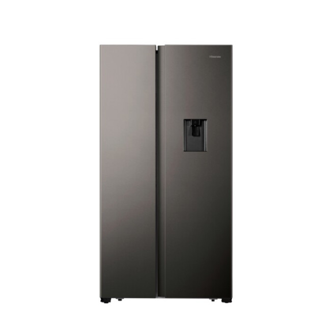 Hisense H670SIT-WD 508L Side By Side Titanium Fridge With Water Dispenser