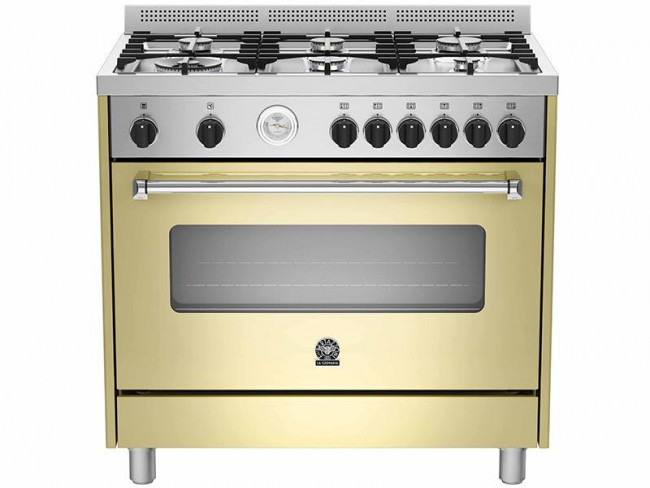 Bertazzoni La Germania Americana 90 cm Gas Hob & Gas Oven / Gas Grill Stainless Steel