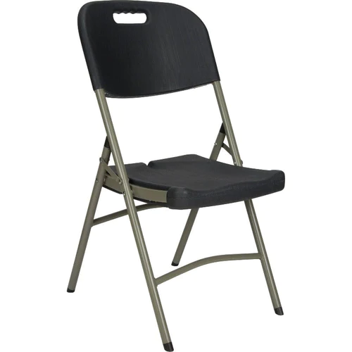 Totai Foldable Plastic Chair Black Showspace