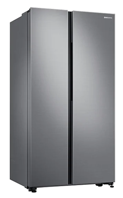 Samsung RS62R5011M9 647L Net 2 Door Frost Free Side by Side Fridge - Gentle Silver