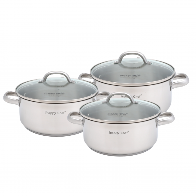Snappy Chef 6 Piece Cookware Set