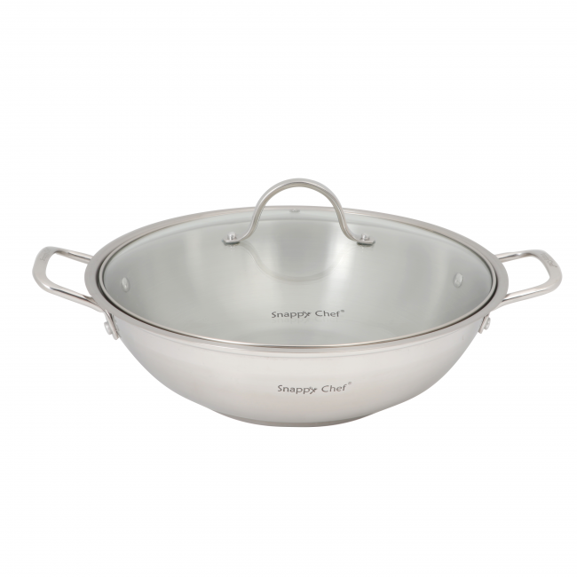 Snappy Chef 8L Deluxe Stainless Steel Casserole