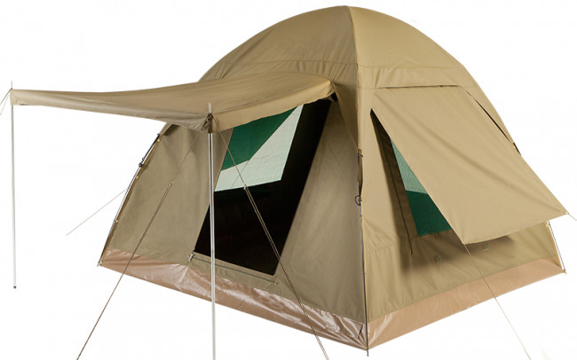 Canvas And Tent Safari Bow Tent 2.4m x 2.4m With 2 Windows